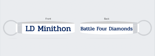 Minithon x Battle Four Diamonds Keychain